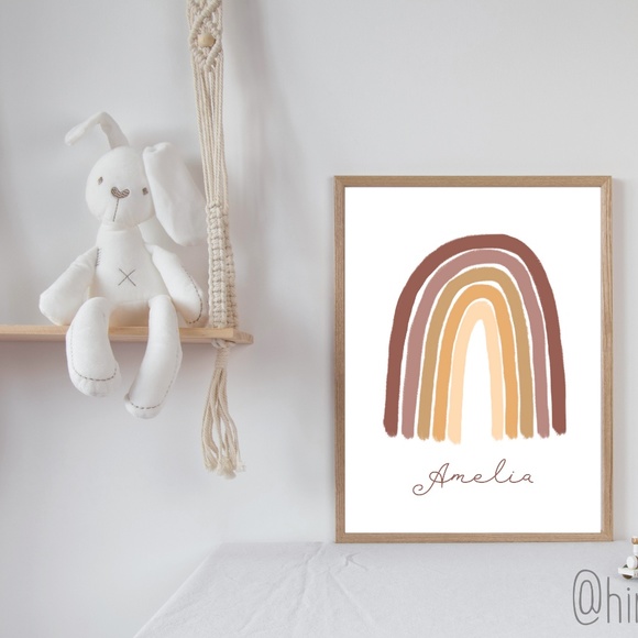 Boho rainbow name Display - Picture 2 of 6